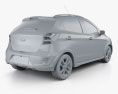 Ford Ka plus Active Freestyle hatchback 2022 3d model