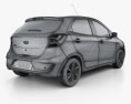 Ford Ka plus Ultimate hatchback 2022 3d model