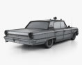 Ford Galaxie 500 hardtop Dallas Police 4-door 1963 3d model