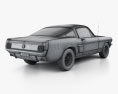 Ford Mustang GT350H Shelby with HQ interior 1966 3d model