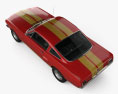 Ford Mustang GT350H Shelby with HQ interior 1966 3d model top view