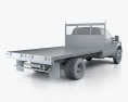 Ford F-350 Regular Cab Flatbed with HQ interior 2016 3d model