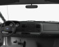 Ford F-350 Regular Cab Flatbed with HQ interior 2016 3d model dashboard