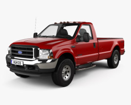 Ford F-350 Super Duty Regular Cab 2004 3D model