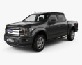 Ford F-150 Super Crew Cab 5.5ft bed XLT 2020 3d model