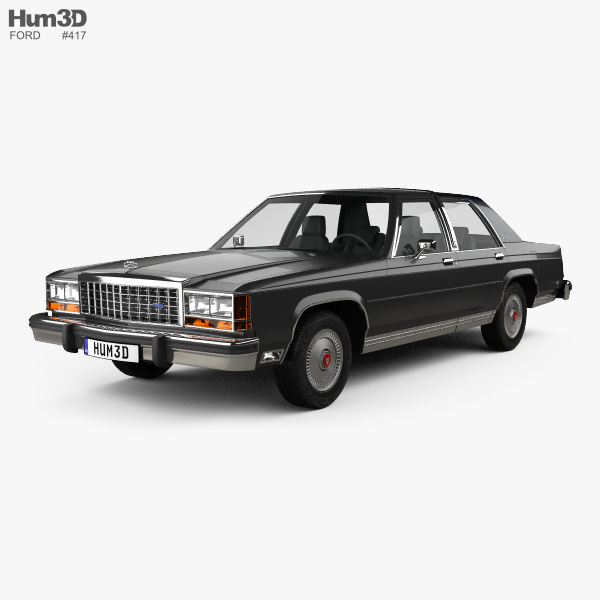 Ford LTD Crown Victoria 1991 3D model