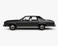 Ford LTD Crown Victoria 1991 3d model side view