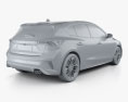 Ford Focus ST-Line hatchback 2021 3d model