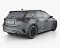 Ford Focus Titanium hatchback 2021 3d model