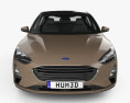 Ford Focus Titanium CN-spec sedan 2021 3d model front view