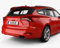 Ford Focus ST-Line turnier 2021 3d model