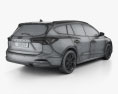 Ford Focus Titanium turnier 2021 3d model