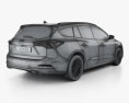 Ford Focus Vignale turnier 2021 3d model