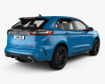 Ford Edge ST 2021 3d model back view