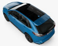 Ford Edge ST 2021 3d model top view
