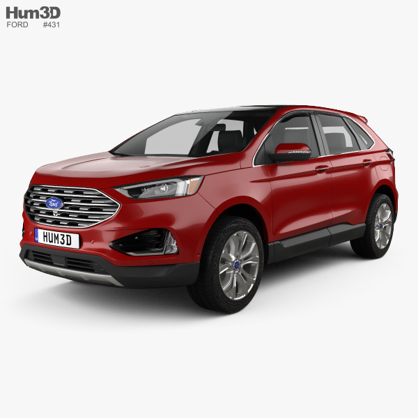 Ford Edge Titanium 2022 3D model
