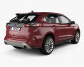 Ford Edge Vignale 2022 3d model back view
