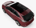 Ford Edge Vignale 2022 3d model top view
