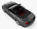 Ford Mustang GT convertible with HQ interior 2020 3d model top view