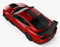 Ford Mustang Shelby GT500 cupé 2020 Modelo 3D vista superior