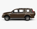 Ford Everest with HQ interior 2014 3d model side view