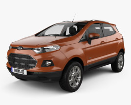 Ford Ecosport Titanium with HQ interior 2019 3D model