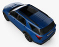 Ford Explorer ST 2022 3d model top view
