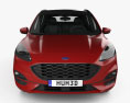 Ford Kuga hybrid ST-Line 2022 3d model front view