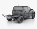 Ford Ranger Double Cab Chassis XL 2021 3d model