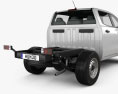 Ford Ranger Double Cab Chassis XL 2021 3d model