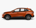 Ford Escape SE 2022 3d model side view
