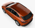 Ford Escape SE 2022 3d model top view