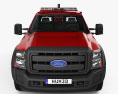 Ford F-450 Super Cab Jerr-Dan MPL-40 Wrecker 2016 3D 모델  front view