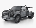 Ford F-550 Super Duty Regular Cab Tow Truck 2007 3d model wire render