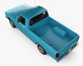Ford Courier 1977 3d model top view