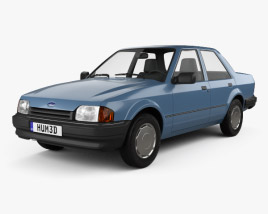 3D model of Ford Orion 1986