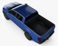 Ford Ranger Super Crew Cab FX4 Lariat US-spec 2021 3d model top view