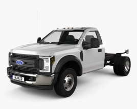 Ford F-550 Super Duty Regular Cab Chassis 2022 3D model