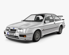 3D model of Ford Sierra Cosworth RS500 1986