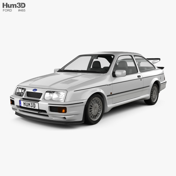 Ford Sierra Cosworth RS500 1986 3D model