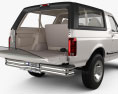 Ford Bronco with HQ interior 1996 3d model