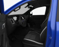 Ford Ranger Double Cab Raptor з детальним інтер'єром та двигуном 2018 3D модель seats