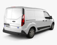 Ford Transit Connect LWB with HQ interior 2016 3d model back view