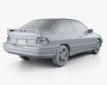 Ford Escort GT hatchback 1996 Modelo 3D
