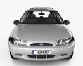 Ford Escort wagon 2003 3d model front view