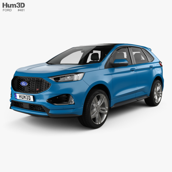 Ford Edge ST with HQ interior 2021 3D model