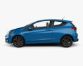 Ford Fiesta 3도어 ST 2022 3D 모델  side view