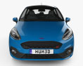 Ford Fiesta 3도어 ST 2022 3D 모델  front view