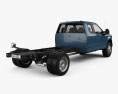 Ford F-550 Super Duty Super Cab Chassis Lariat 2022 3d model back view
