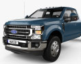 Ford F-550 Super Duty Super Cab Chassis Lariat 2022 Modelo 3d